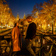 Amsterdam Netherlands during Autumn fall season , couple men and woman visit the city of Amsterdam - PhotoDune Item for Sale