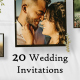 20 Glamorous Wedding Invitation Reels and Stories - VideoHive Item for Sale