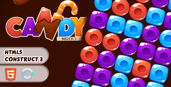 [DOWNLOAD]Candy Match3 Construct 3 HTML 5 Game