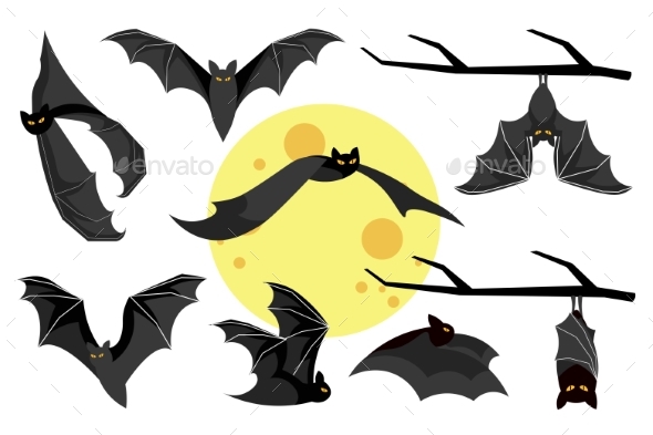 Cute Spooky Bats