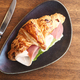 Sandwich With Smoked Chicken Salami on table  - PhotoDune Item for Sale