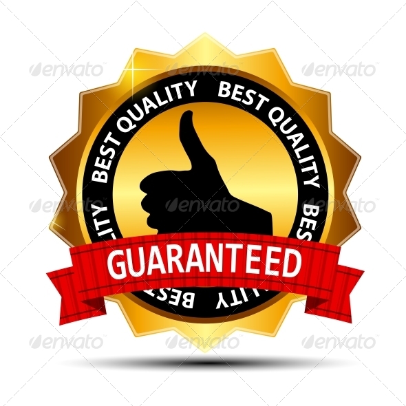 Best Quality Guaranteed Gold Label with Red Ribbon - Retail Commercial / Shopping