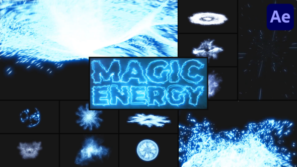 Magic Energy for After Effects Elements template preview