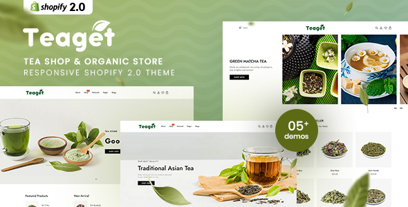 Teaget – Tea Shop & Organic Store Responsive Shopify 2.0 Theme