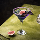 Purple fig cocktail or mocktail in glass - PhotoDune Item for Sale