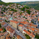 An aerial view of Veliko Tarnovo reveals a Bulgarian city rich in history and culture, with its - PhotoDune Item for Sale