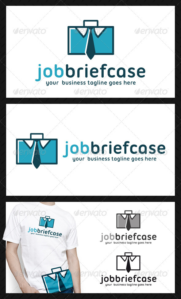 Job Briefcase Logo Template - Objects Logo Templates