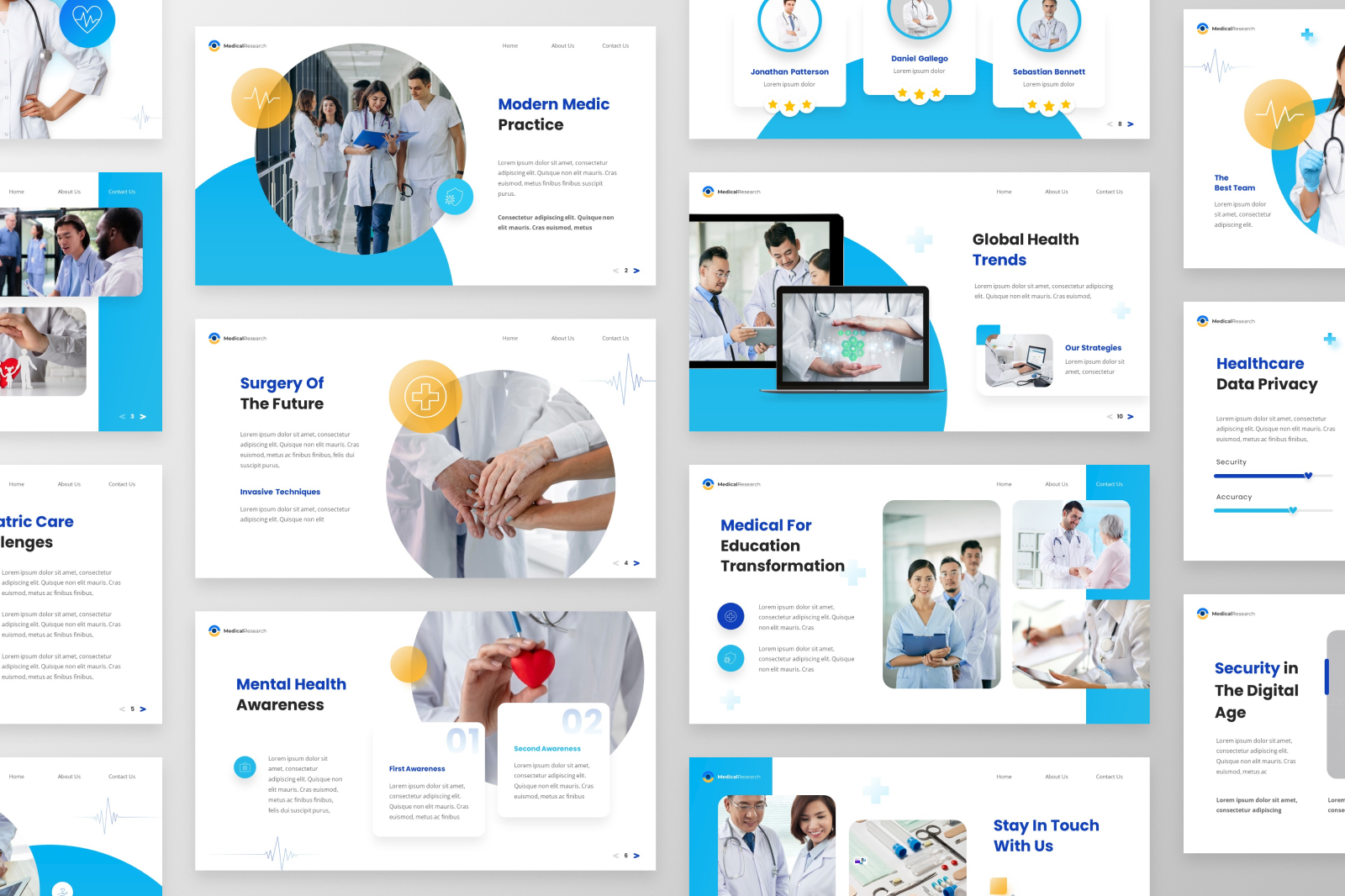 Medical Research PowerPoint Template, Presentation Templates | GraphicRiver