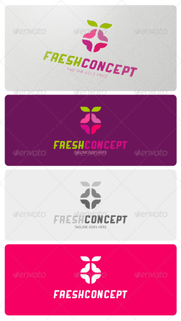 Fresh Concept Logo Template - Food Logo Templates