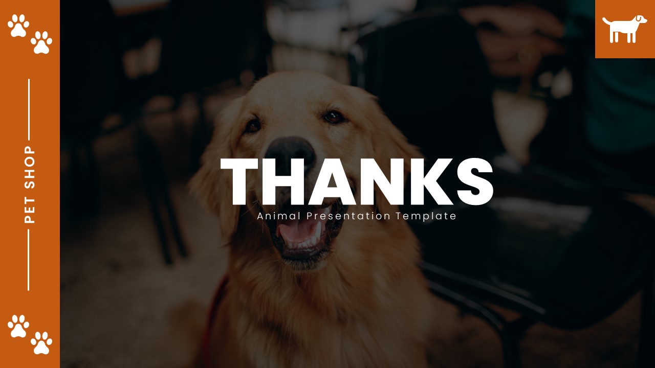 Puppy - Pet Care Animal Powerpoint Template, Presentation Templates