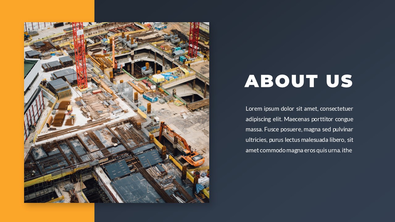 Traktor - Construction & Building Google Slides Template, Presentation ...
