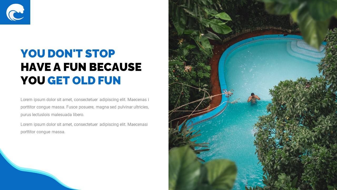 Waterplate - Pools & Hotels Vacation Powerpoint Template, Presentation ...