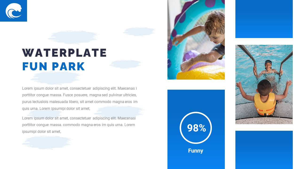 Waterplate - Pools & Hotels Vacation Powerpoint Template, Presentation ...
