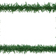 Christmas tree frame isolated on white transparent background, Xmas tree fir pine tree - PhotoDune Item for Sale