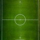 Top down aerial view of an empty soccer field, awaiting the joyous moments of the game. - PhotoDune Item for Sale