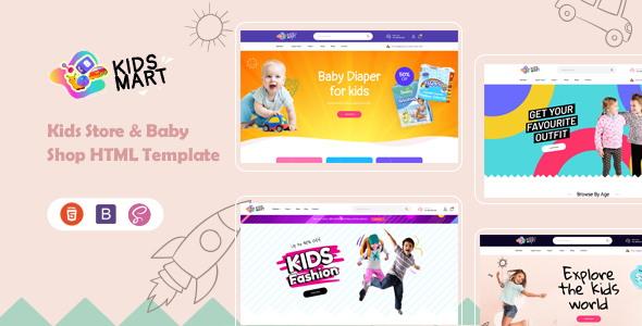KidsMart - Kids & Baby Shop HTML Template