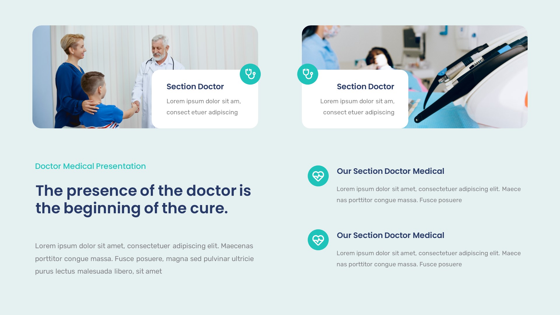 Healthc - Doctor Medical Powerpoint Template, Presentation Templates