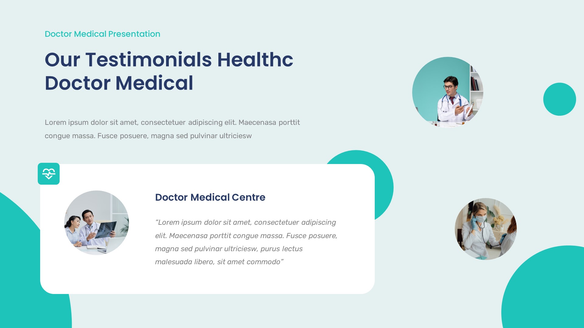 Healthc - Doctor Medical Powerpoint Template, Presentation Templates