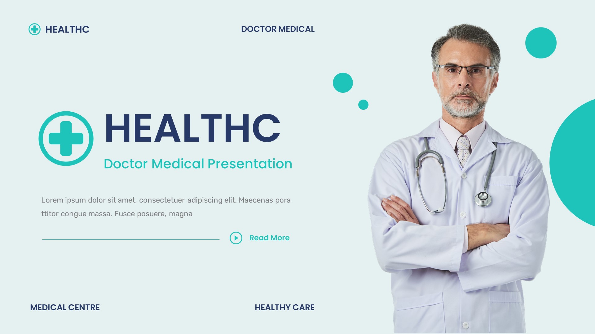 Healthc - Doctor Medical Google Slides Template, Presentation Templates
