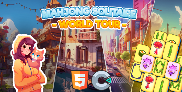 Mahjong Solitaire: World Tour - HTML5 Game - Construct 3