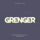 Grenger - Modern Brush Typeface