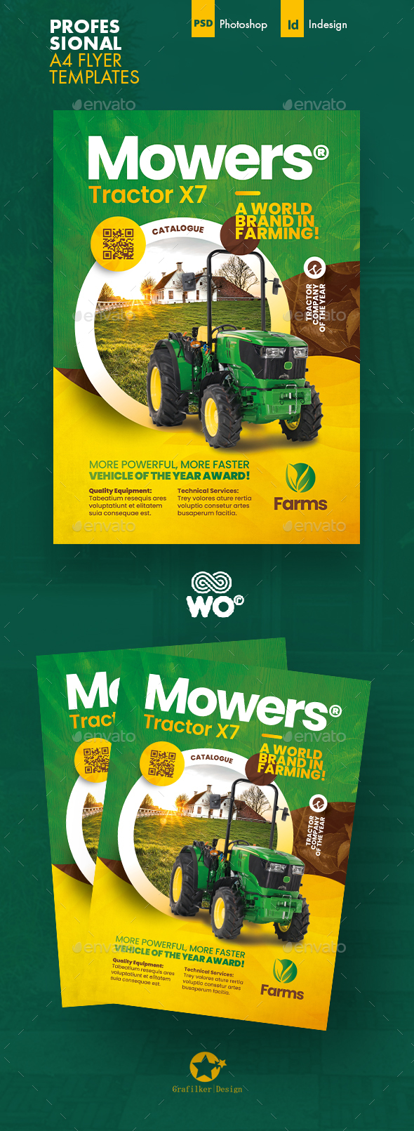 Mower Farm Flyer Templates