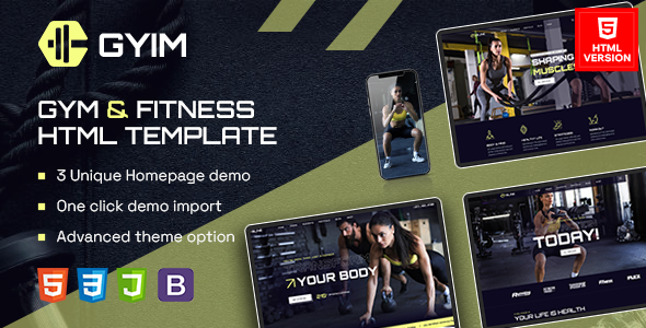 Gyim | Gym and Fitness HTML Template