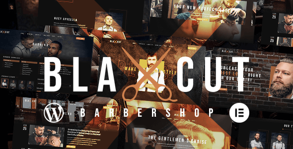 Blaxcut - Barbershop & Hair Salon WordPress Theme
