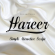 Hareer - Simple Attractive Script