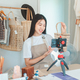 Small business owners are live streaming. Sell products to customers  - PhotoDune Item for Sale