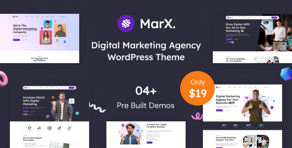 Marx – Digital Marketing Agency WordPress Theme