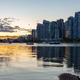 False Creek in downtown Vancouver, British Columbia, Canada. Panorama. Sunset - PhotoDune Item for Sale