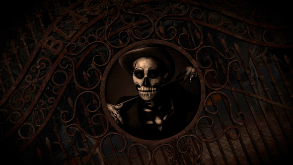 Halloween Slideshow in an Old Abandoned Mansion Video Displays template preview