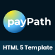 PayPath - Finetech & Online Payment Gateway HTML5 Template