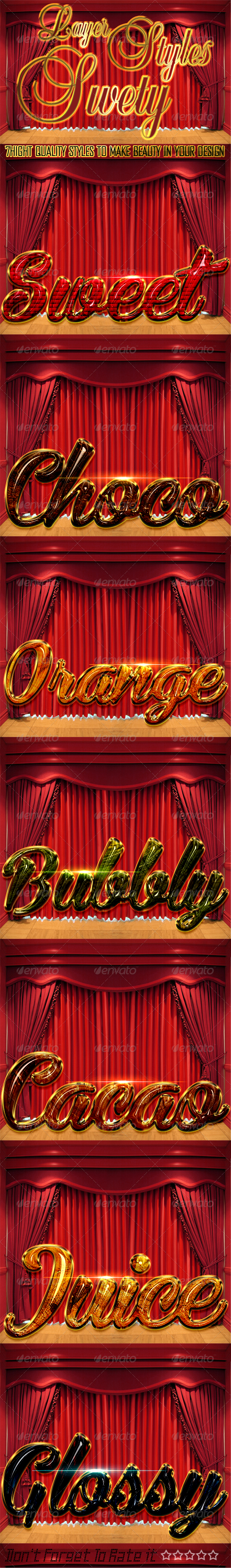 Sweety Styles - Text Effects Styles