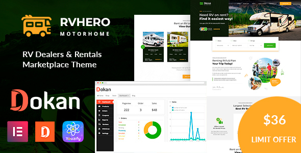 Rvhero –  RV Rental & Car Multivendor Marketplace