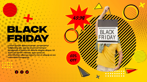 Black Friday Sale Product Promo template preview