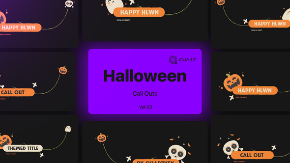 Halloween Call Outs Vol. 03