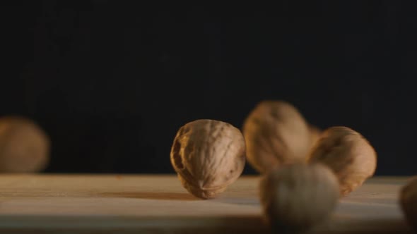 Drop Whole Walnuts One By One