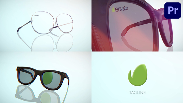 Eyeglasses Logo for Premiere Pro