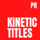 Kinetic Titles - VideoHive Item for Sale
