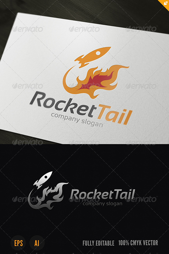 Rocket Tail Logo - Objects Logo Templates
