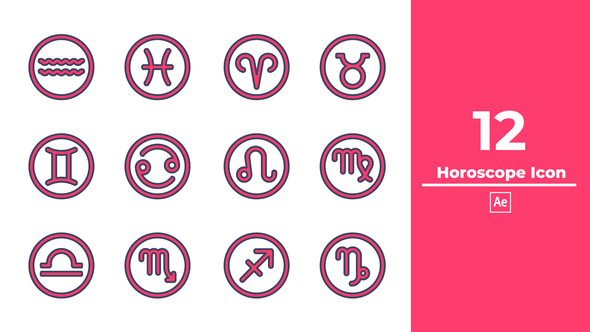 Horoscope Icon After Effect