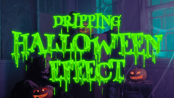 Dripping Halloween Effect