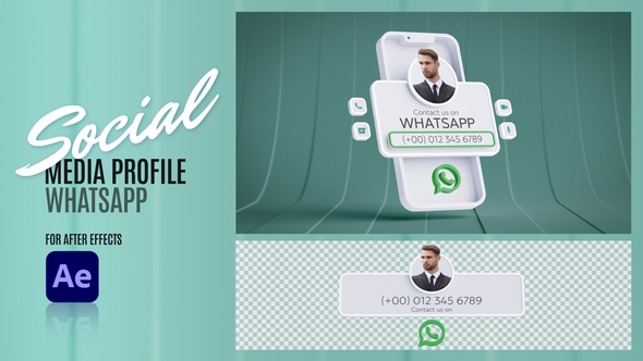 Social Media Profile - WhatsApp Elements template preview