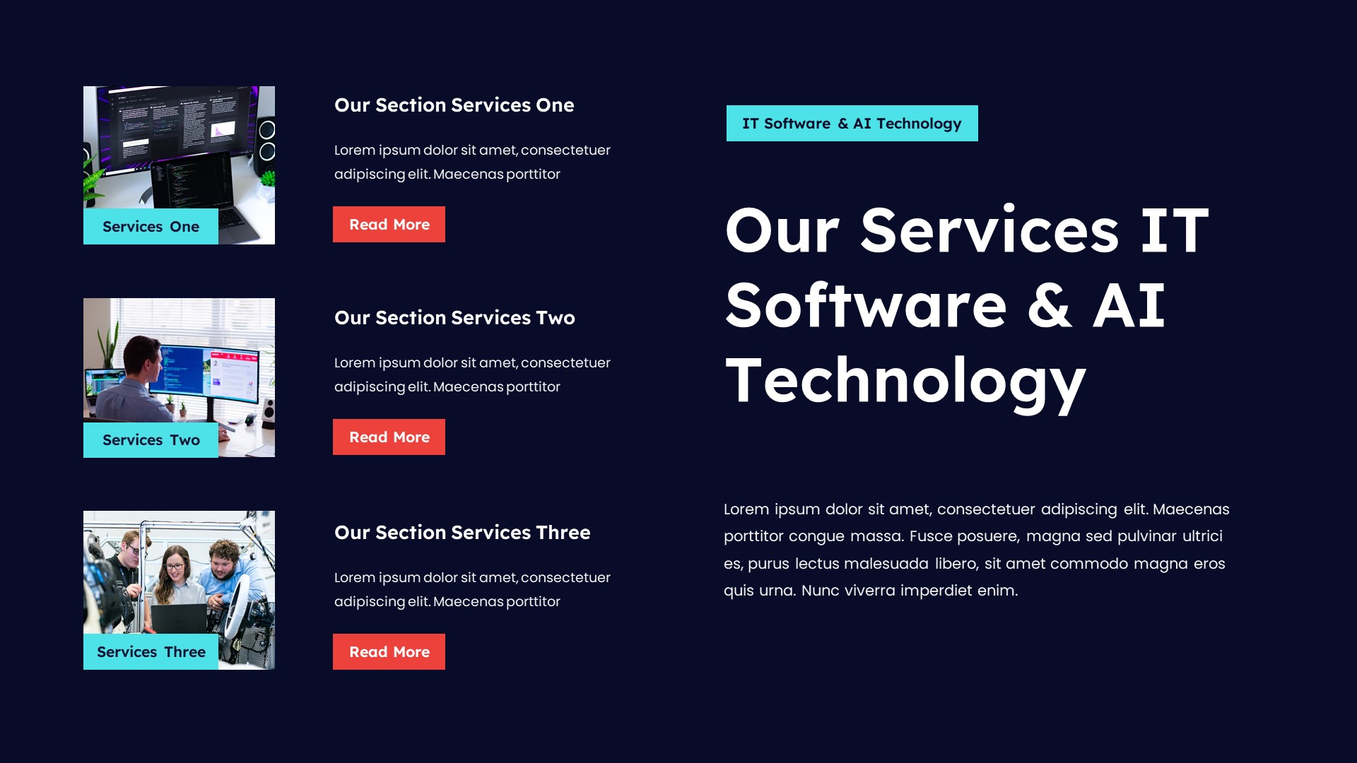 Deteran - IT Software & Technology Google Slides Template, Presentation ...