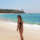 Fashionable Walking from Ocean Water Bikini Beach Girl After Swim - PhotoDune Item for Sale