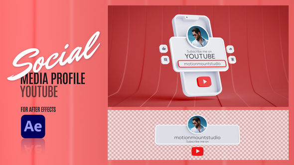 Social Media Profile - Youtube Elements template preview