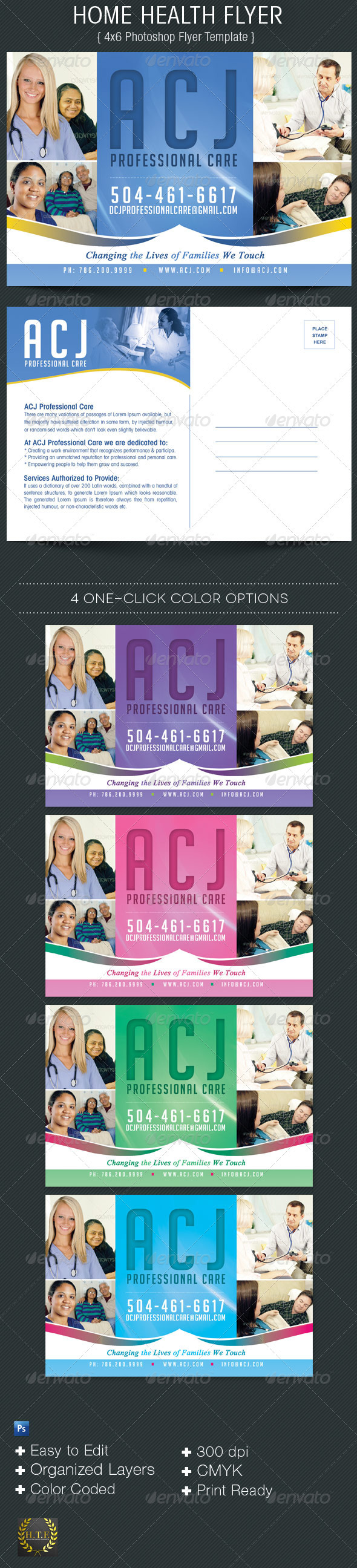 Home Health Flyer Template - Corporate Flyers