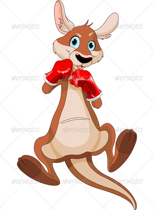 Boxing Kangaroo - Animals Characters